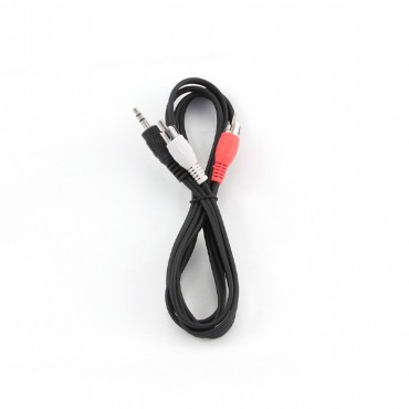 3.5 mm stereo naar RCA plug kabel, 0.2 m