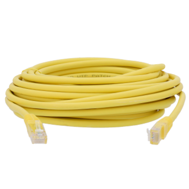 UTP cable - Ethernet - RJ45 Connectors - Category 6 - 20 m - Yellow colour