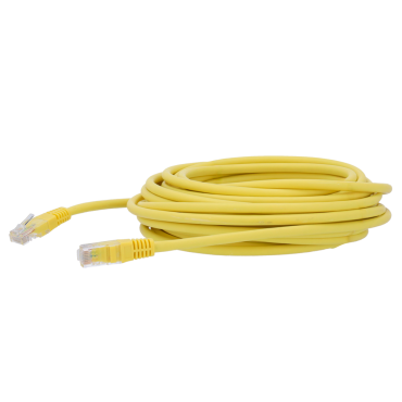 UTP cable - Ethernet - RJ45 Connectors - Category 6 - 20 m - Yellow colour