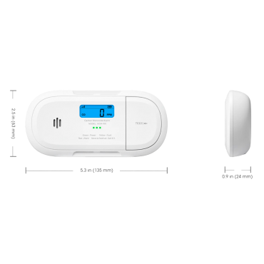  X-Sense Standalone Carbon Monoxide Alarm - Battery life 5 years (replaceable) - Alarm indicator light - Alarm 85 dB at 3m - Test button and LCD screen - Certified EN 50291