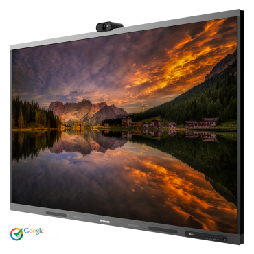 HISENSE Interactive Display 75" 4K | Resolution 3840x2160 | Google Certification | Wireless transmission | Android 13.0 | Integrated camera, microphones and speakers