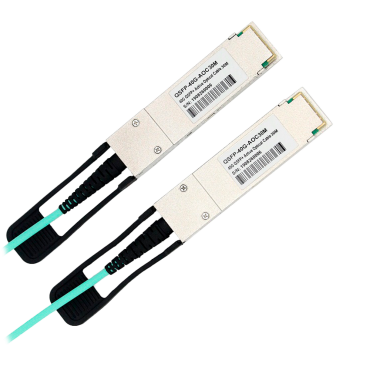 QSFP+ direct connection cable - Speed 40Gbps - QSFP+ modules at both ends - Ideal for Stacking between Switches - 30 Meters of Length - Optical Cable