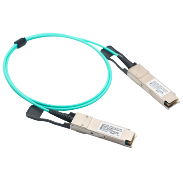 QSFP28 direct connection cable - 100Gbps speed - QSFP28 modules at both ends - Ideal for Stacking between Switches - 10 Meters in Length - Optical Cable