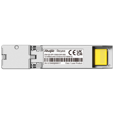 Reyee e-Lighten Transceiver Module - SFP Splitting PON - SC Connector - Tx 1480 nm a 1500 nm / Rx 1290 nm a 1330 nm - Maximum distance 10 km - Speed 1Gb/s