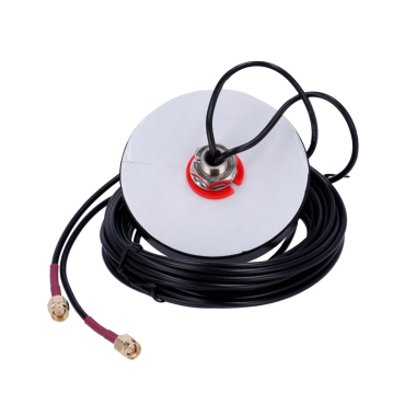 Teltonika - Antenna 4G for vehicle roof - Frequency 698-960 and 1710-2690MHz - SMA Male Connector - Impedance 50 ohms - RG174 3 meters long Cable