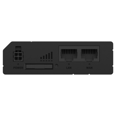 Teltonika Router 4G Industrial - 2 Ethernet ports RJ45 Fast Ethernet - 4G (LTE) Cat 6 to 300Mbps - 1x Digital Input/Output - Wi-Fi 802.11b/g/n 2.4GHz - Aluminum Housing