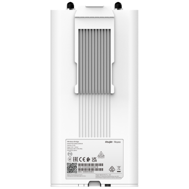 Reyee - Base Station for radio links - Frequency 5.15 GHz 5.85 GHz - Proprietary Protocol based on TDMA - IP55, suitable for exterior - 2x SMA connectors for external antenna connection