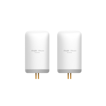 Reyee - Wireless link up to 5 km - Frequency 5 GHz 5.85 GHz - Based on 802.11 b/g/n/ac - IP54, suitable for exterior - 2 matched units