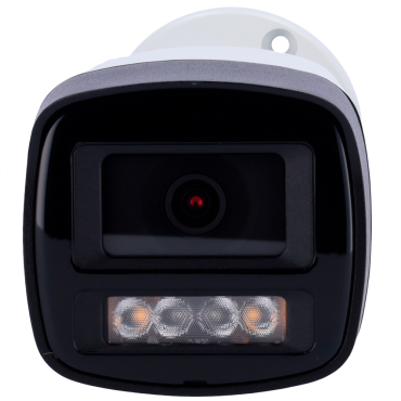 X-Security IP Bullet Camera - 4 Megapixel (2688x1520) - Lens 2.8mm / DualLight (30m IR+30m White light) - WDR 120 dB | Active Deterrence with Speaker and Light - WizSense, with human and vehicle classification - 256GB / IP67 MicroSD