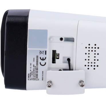 X-Security IP Bullet Camera - 4 Megapixel (2688x1520) - Lens 2.8mm / DualLight (30m IR+30m White light) - WDR 120 dB | Active Deterrence with Speaker and Light - WizSense, with human and vehicle classification - 256GB / IP67 MicroSD