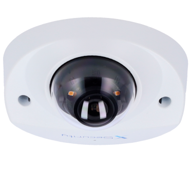 X-Security Mini Dome IP Camera - 4 Megapixel (2688x1520) - 2.8mm fixed lens - WDR 120dB | Dual Light(IR 60m and White Light 60m) - WizSense, with human and vehicle classification - MicroSD 256GB / IP67 & IK10