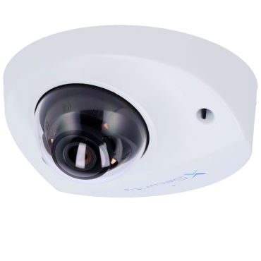 X-Security Mini Dome IP Camera - 4 Megapixel (2688x1520) - 2.8mm fixed lens - WDR 120dB | Dual Light(IR 60m and White Light 60m) - WizSense, with human and vehicle classification - MicroSD 256GB / IP67 & IK10