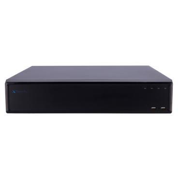 X-Security NVR - Maximum resolution 16 Megapixel - 32 CH / 16 PoE af/at ports - Compression H.265 / H.264 | 8 HDD - HDMI output 4K | Alarm Outputs - SMD, WizSense, Metadata and QuickPick