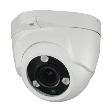 1080p ECO Dome Camera - 4 in 1 (HDTVI / HDCVI / AHD / CVBS) - 1/2.7" 2.1 Mpx PS5220 - 2.7~13.5 mm Varifocal lens - 3 LEDs Array IR Range 40 m - OSD remote menu from DVR