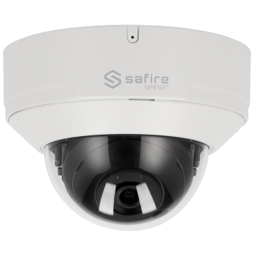 Safire Smart - Domecamera 4 in 1 serie E1 - 3K (2944x1656, 5Mpx 16:9), 1/2,5" CMOS - 2,8 mm lens | 30 m IR-bereik - DWDR, HLC, BLC, AGC - Waterdicht IP67, Anti-vandaal IK10