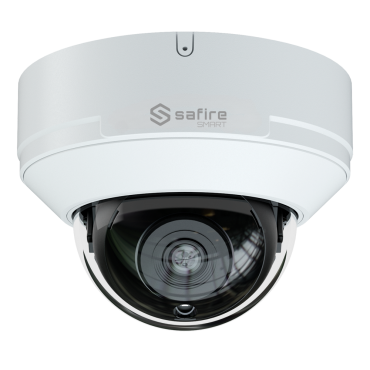 Safire Smart - Dome camera 4 in 1 serie E1 - 2 Mpx (1920x1080), 1/2,8" CMOS Starlight - 2,8 mm lens | 20 m IR-bereik - DWDR, HLC, BLC, AGC - Waterdicht IP67, Anti-vandaal IK10