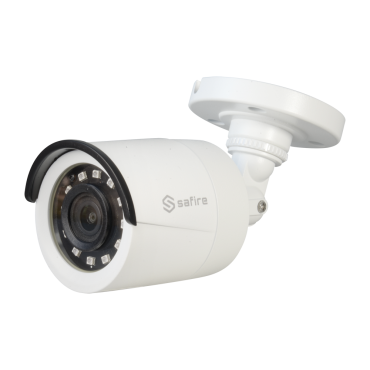 Safire ECO Bullet Camera - Output 4in1 - 2 MP High Performance CMOS - 2.8 mm Lens - Smart IR Matrix LEDs Range 25 m - Weatherproof IP67