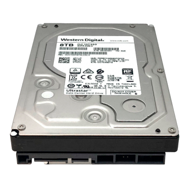 Western Digital Hard Disk Drive - Capacity 8 TB - SATA interface 6 GB/s - Model HUS728T8TALE6L4  - Designed for 24/7/365 - For high capacity servers