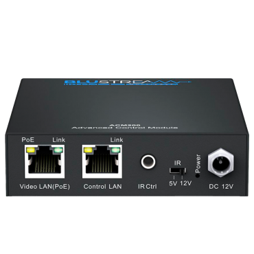 Advanced control module - Compatible with IP50 and IP200 series - IR, RS232 and KVM signal management - Video and audio signal management