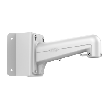 Corner bracket - For speed domes - Valid for exterior use - Suitable for corner installation - White colour