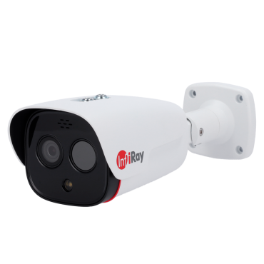 InfiRay IP thermal camera FB2 series - VOx FPA thermal sensor 256x192 12μm | Lens 10mm - Visible 1/2.8" CMOS sensor 5Mpx Lens 12mm - Thermal sensitivity ≤40mK - Preventive fire and intrusion detection