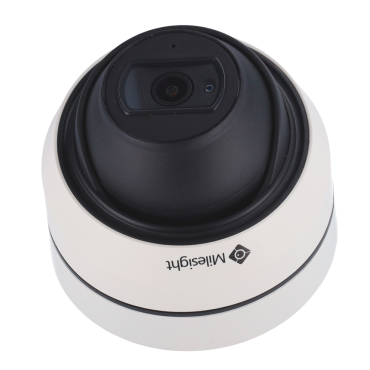 Mini Dome IP Camera 5Mpx - 1/2.8" Progressive Scan CMOS - Lens of 2.8mm@ F2.0 - IR illumination up to 25m - WEB, CMS Software, Smartphone and NVR - ONVIF Compatible