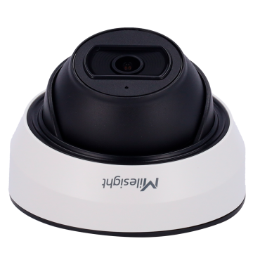 IP Mini Dome Camera - Resolution 5Mpx - 1/2.8" CMOS / Lens of 2.8mm - IR illumination up to 25m - Human- and vehicle-based AI video analysis - IP67 and IK10 / 