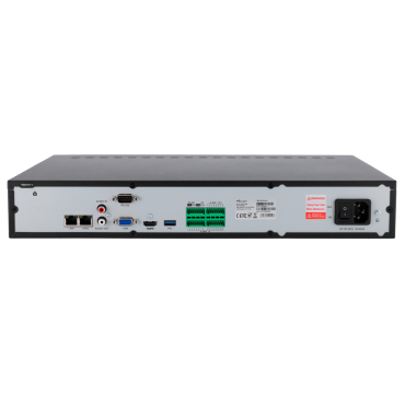 NVR for IP cameras - 32 CH video / Compression H.265+ - Maximum resolution 8.0 Mpx - Bandwidth 256 Mbps - Outputs 4K HDMI & VGA - Supports 4 hard disks | LPR compatible