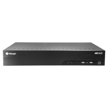 NVR for IP cameras - 64 CH video / Compression H.265+ - Maximum resolution 8.0 Mpx - Bandwidth 320 Mbps - Output 2x HDMI 4K & VGA - Supports 8 hard drives | RAID