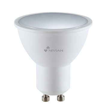 RGB + CCT slimme lamp 2700-6500K - WiFi 2,4 GHz IEEE802.11 b/g/n - Verbruik 5W - Fitting type GU10 - Geschikt voor TUYA Smart - Geschikt voor Alexa en Google Assistant