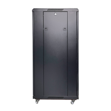 Rack floor cabinet - Up to 27U rack of 19"(600*600) - Up to 800 kg load - With ventilation and cable passage - 2 fans, 2 trays and PDUs 6 sockets - Supplied assembled