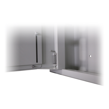 Safety box - Designed for wall installation - Vertical format - 2 keys and locks alike - Side inputs for cabling - VESA monitor holes