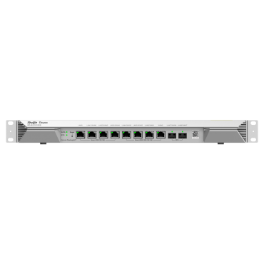 Reyee Router Cloud - 8 Ports RJ45 + 2 SFP+ 10Gigabit Ports - Router + Firewall Functions - Supports up to 7 WAN for failover or balancing - Up to 4000 Mbps bandwidth - Up to 1500 recommended users