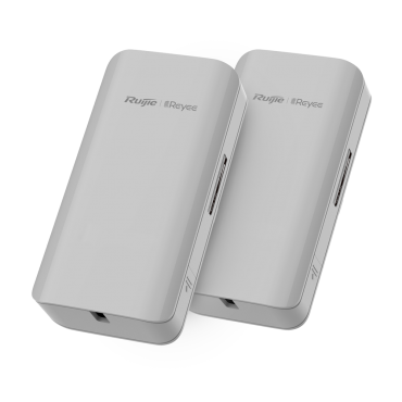 Reyee - Wireless link up to 500m - Frequency 2,400 GHz 2,483 GHz - Based on 802.11 b/g/n - IP55, suitable for exterior - 2 matched units