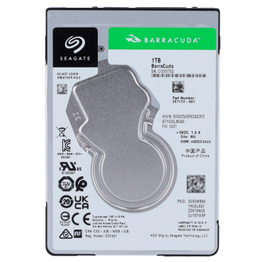 Ruijie Compatible Hard Drive - Capacity 1 TB - 2.5" model - SATA interface - Compatible model Ruijie - Compatible with NBR-6XXX series except NBR-6120