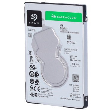 Ruijie Compatible Hard Drive - Capacity 1 TB - 2.5" model - SATA interface - Compatible model Ruijie - Compatible with NBR-6XXX series except NBR-6120