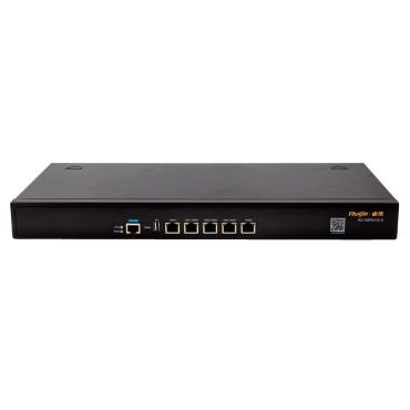 Ruijie Router Cloud - 5 Gigabit Ports - Router + Firewall Functions - Supports up to 4 WAN for failover or balancing - Up to 600 Mbps bandwidth - Up to 200 recommended users