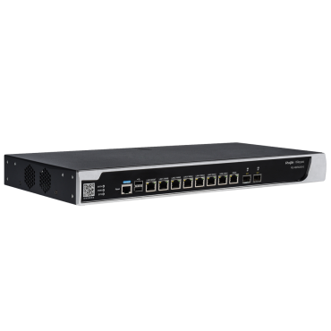 Ruijie Router Cloud - 8 Gigabit Ports + 2 Gigabit SFP Ports - Router + Firewall Functions - Supports up to 4 WAN for failover or balancing - Up to 1500 Mbps bandwidth - Up to 500 recommended users