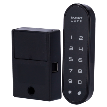 Smart lock for lockers - Password identification - 3 x AAA power supply - Public mode: random user openings - Master key for emergency opening - Autonomous management (without software)