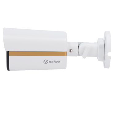 Safire Bullet Camera ULTRA Range - HDTVI output - 8Mpx CMOS Night Color - 2.8 mm White Light lens range 40m - WDR(130dB) | 3D DNR - Waterproof IP67 | PoC.at