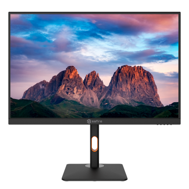 SAFIRE LED IPS 27" 4K monitor - Designed for surveillance use - Format 16:9 - 1xHDMI, 1xDP1.4 - Resolution 3840x2160 @60Hz - Audio