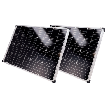 Autonomous power system for CCTV - 2x 200W solar panel - LiFePo4 battery 2560Wh (200Ah) 12/24VDC output - Integrated MPPT regulator - Support for anchoring on the mast - RS-485 for communication