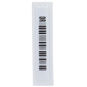 Electronic anti-theft protection EAS - AM technology 58 kHz - Soft label with sticker - Dimensions: 45 (W) x 11 (H) mm - Compatible with AM antennas - Suitable for all types of businesses