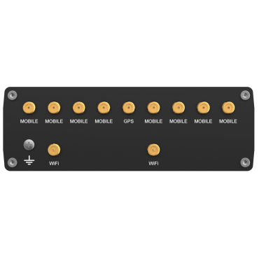 Teltonika Industrial Router 5G - Dual modem 5G Sub-6Ghz SA/NSA - 5 ports 10/100/1000Mbps - Up to 2.1/3.3Gbps Download 900/600Mbps Upload  - WiFi 802.11 b/g/n/ac - Aluminum Housing