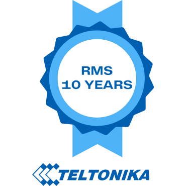 Teltonika RMS Platform Licenses - Pack of 10 License years - Teltonika remote device monitoring - Remote configuration Teltonika Router - Telnet / SFTP / SSH / HTTP / HTTPS management - 1 License allows management of 1 equipment - 10 years