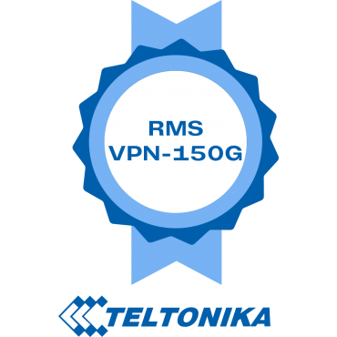 Pack of 150 Gb RMS Connect and RMS VPN traffic - Remote Configuration and Monitoring of Teltonika Router - Telnet / SFTP / SSH / HTTP / HTTPS management - 1 License allows management of 150 Gb for 10 years - License valid for 10 years