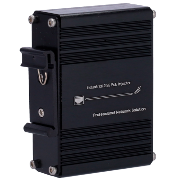 Hi-PoE Industrial Injector - Input RJ45 10/100/1000/2,5 T-base - Total power 60 W - Maximum distance 100 m - PoE/PoE+/PoE++ IEEE802.3af/at/bt - Stabilized and protected