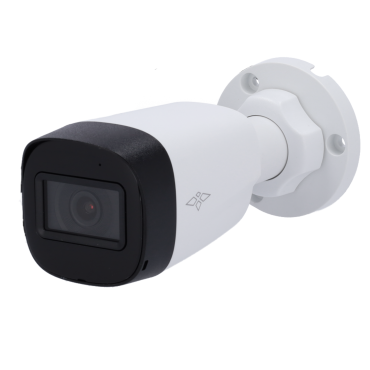 X-Security Bullet Camera 3K ECO Range - 4 Output in 1 / 3K (2880x1620) Resolution - 1/2.7" CMOS 3K (5Mpx 16:9) - 2.8 mm Lens - LEDs Smart IR 30 m range / Audio over coaxial - Weatherproof IP67