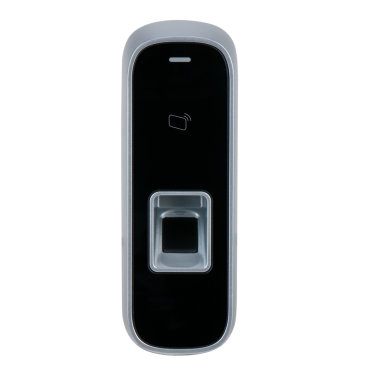 Access control - Fingerprint and EM card - 30.000 users | 150.000 records - TCP/IP, USB, OSDP and Wiegand | IP65 and IK10 - Integrated controller (sensor, pushbutton and relay) - SmartPSS Software