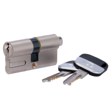 Adjustable double clutch cylinder - Anti-bumping, lock picking and drilling - Suitable for YALE-LINUS-L2 - 6 pin saw system - Dimensions from 35 x 35 mm to 60 x 65 mm - Include 2 physical keys